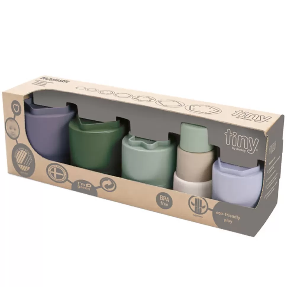 Dantoy Mes Premiers Jouets>Gobelets à Empiler en Bioplastique