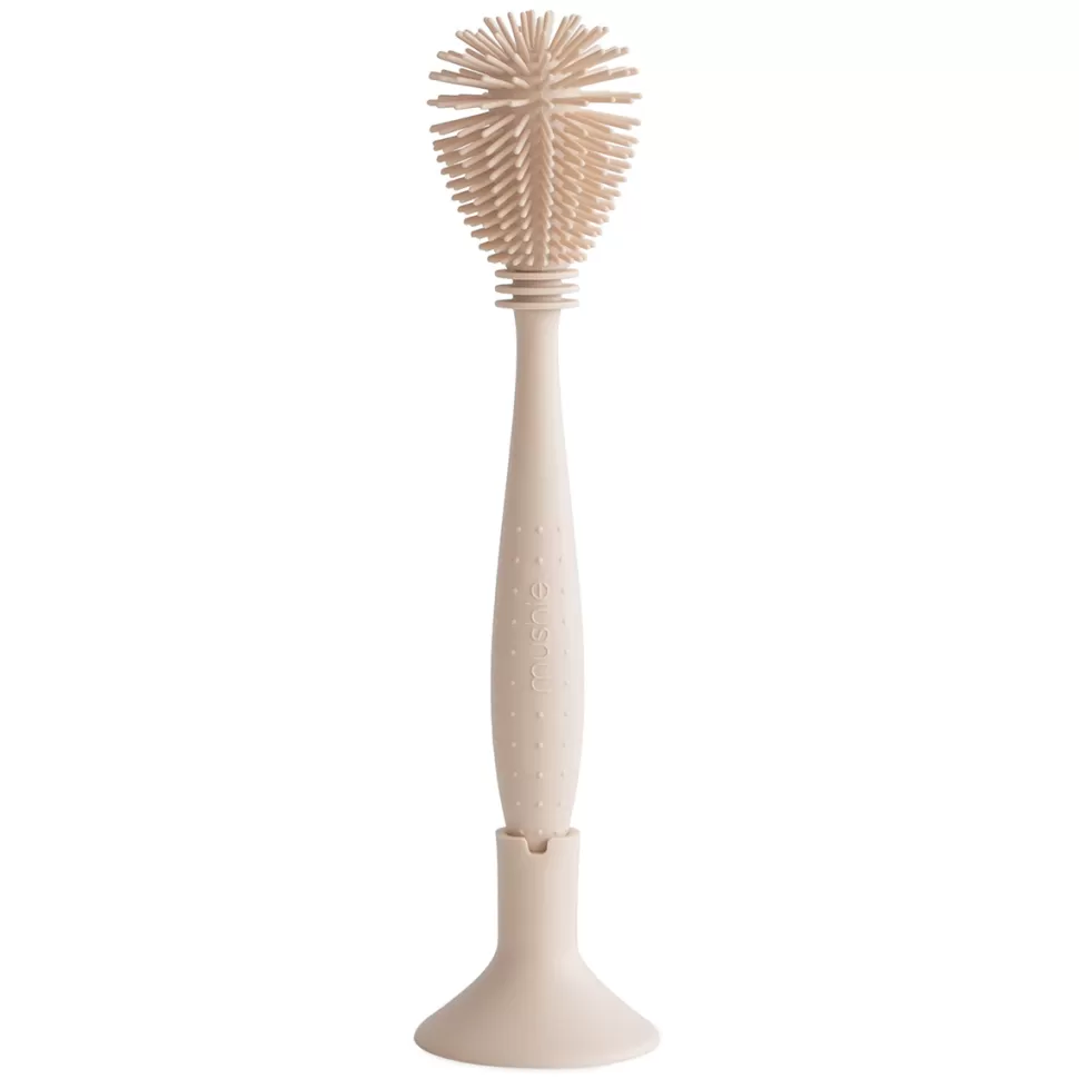 mushie Biberonnerie>Goupillon Silicone - Shifting Sand