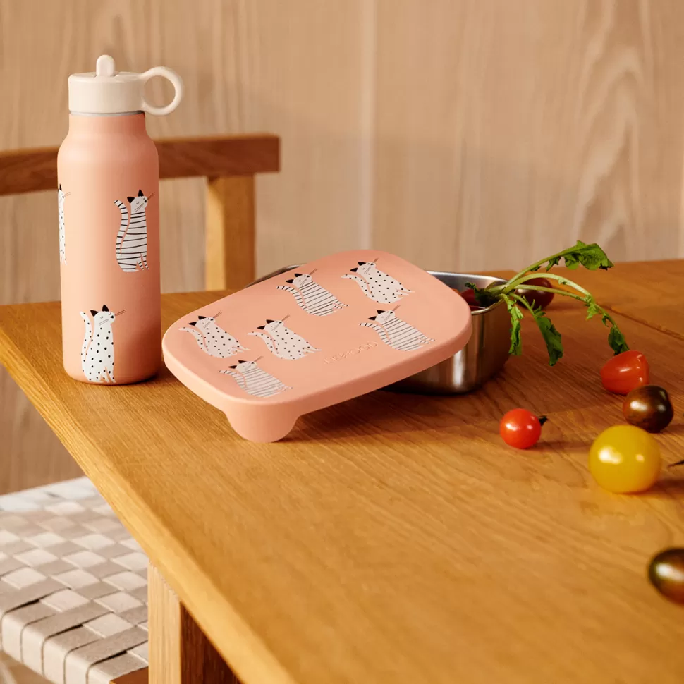 Liewood Repas>Gourde Falk Cat Tuscany Rose - 350 ml