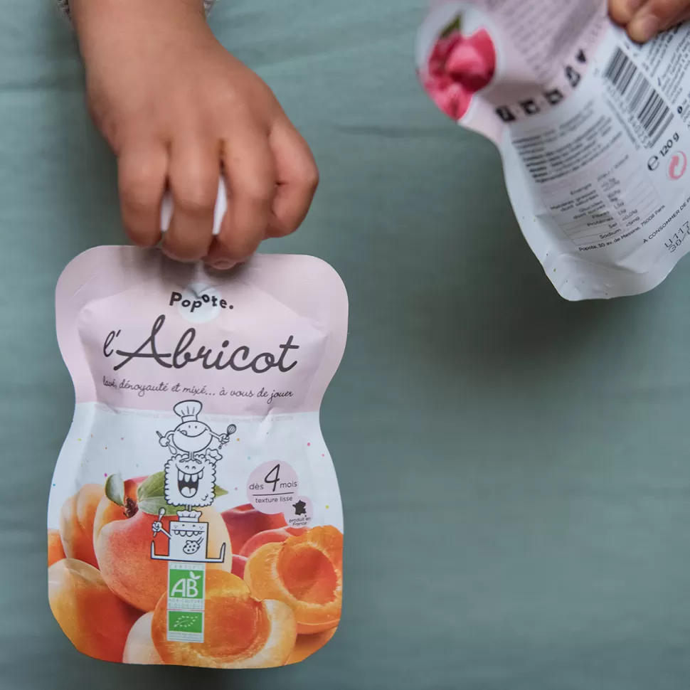 Popote Nourriture Bébé>Gourde Repas Bio Abricot - 120 g