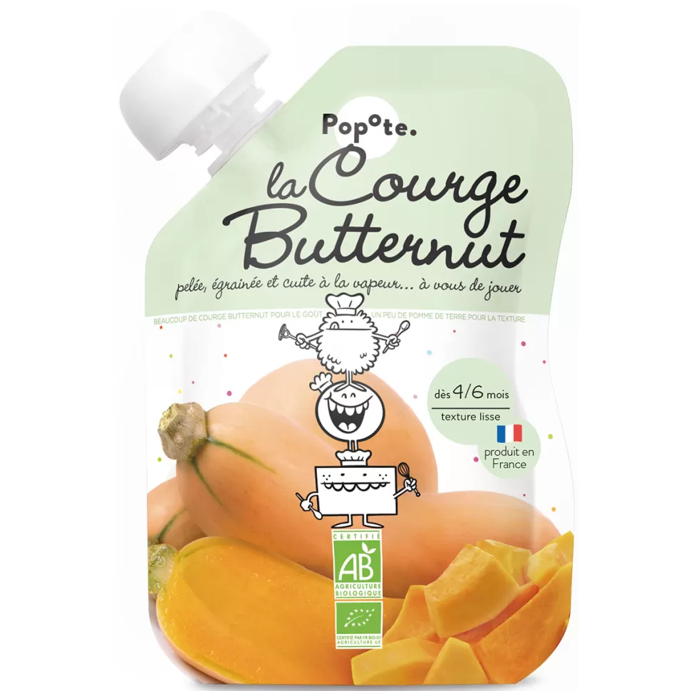 Popote Nourriture Bébé>Gourde Repas Bio Courge Butternut - 120 g