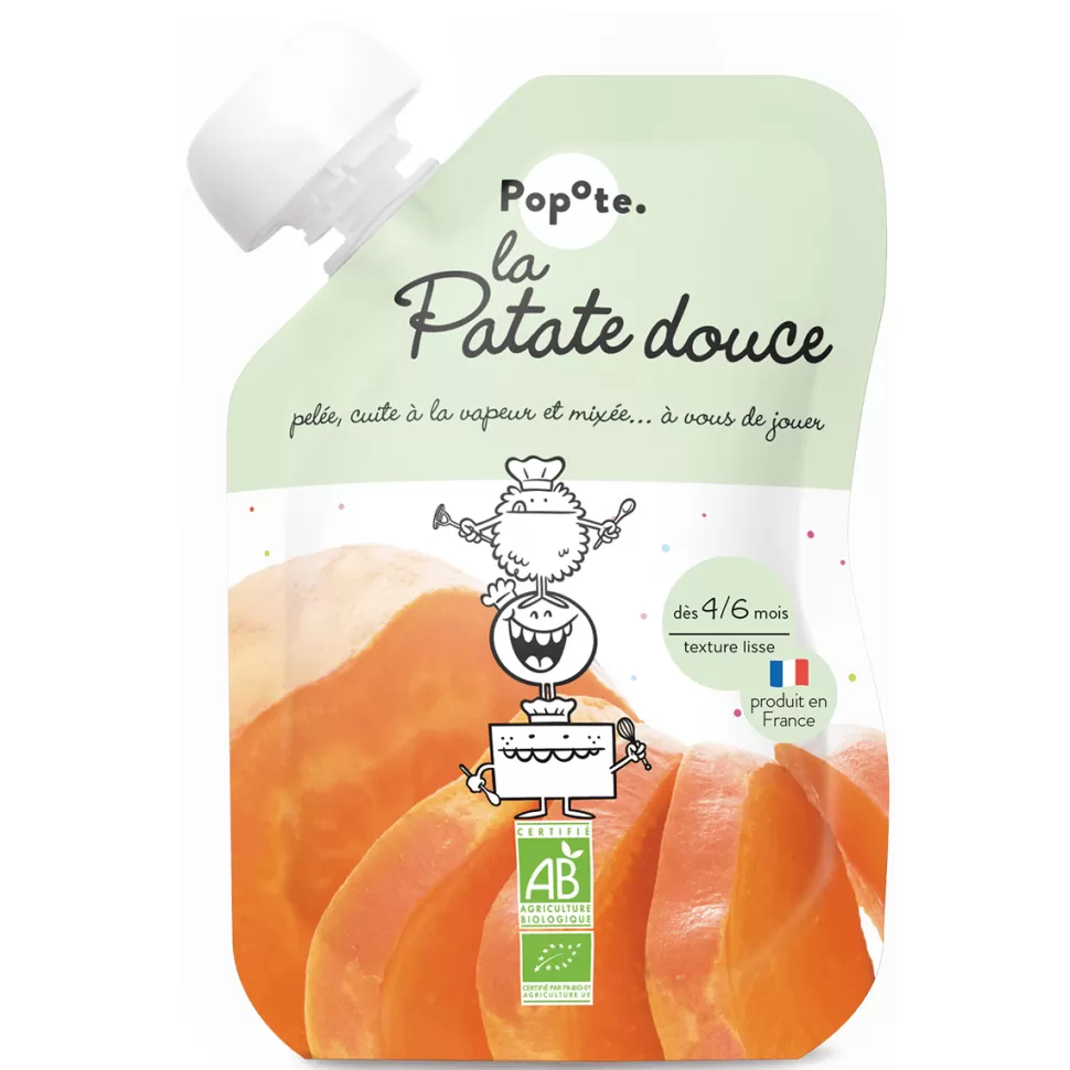 Popote Nourriture Bébé>Gourde Repas Bio Patate Douce - 120 g