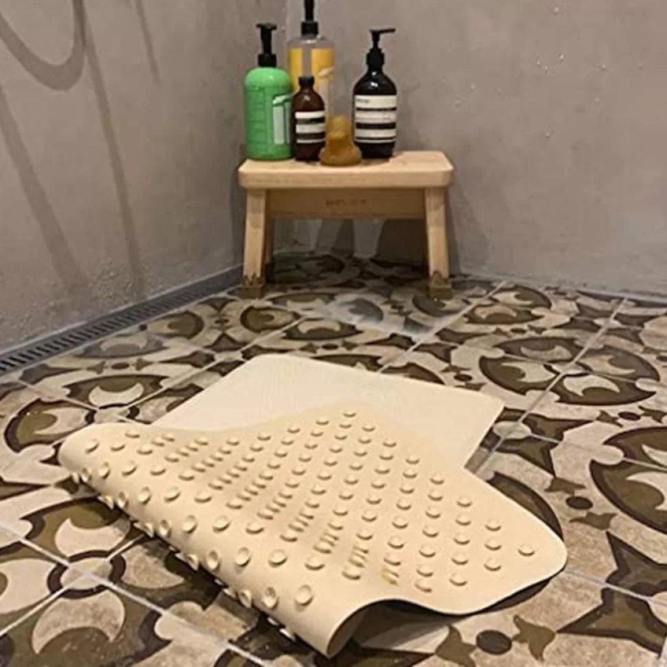 HEVEA Baignoire>Grand Tapis de Bain - Sable