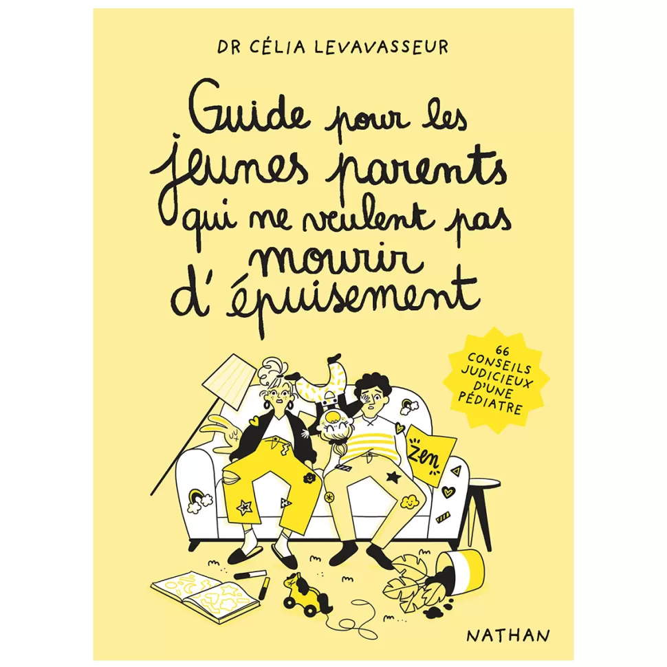Nathan Editions Livres>Guide pour les Jeunes Parents qui ne Veulent pas Mourir d'Epuisement