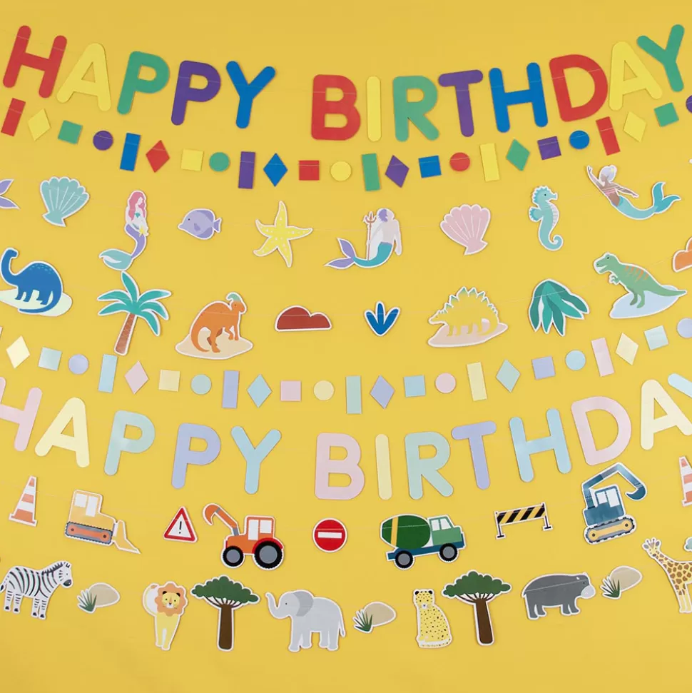 My Little Day Décoration>Guirlande en Papier - Construction