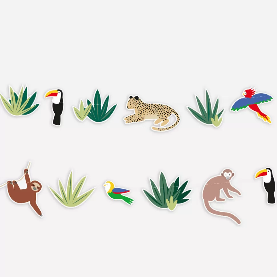 My Little Day Décoration>Guirlande en Papier - Tropical