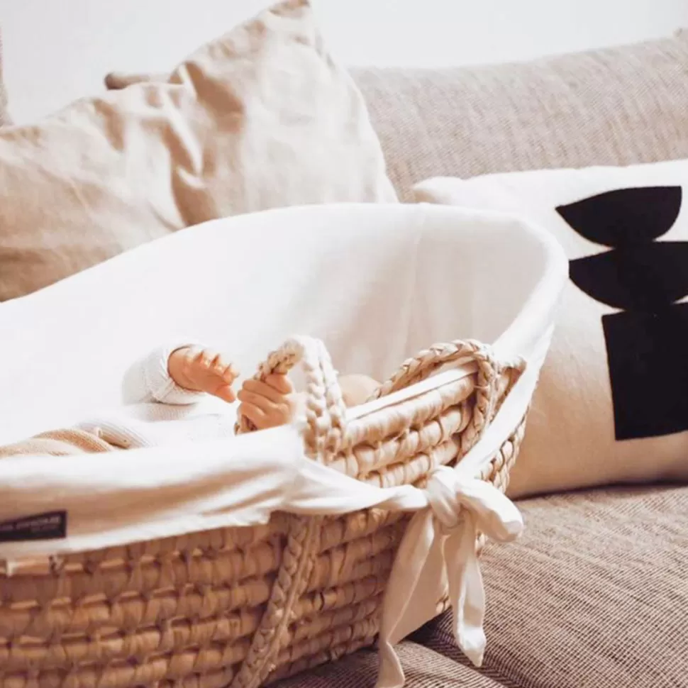Childhome Meuble Bébé>Habillage pour Panier Moise Jersey - Ecru