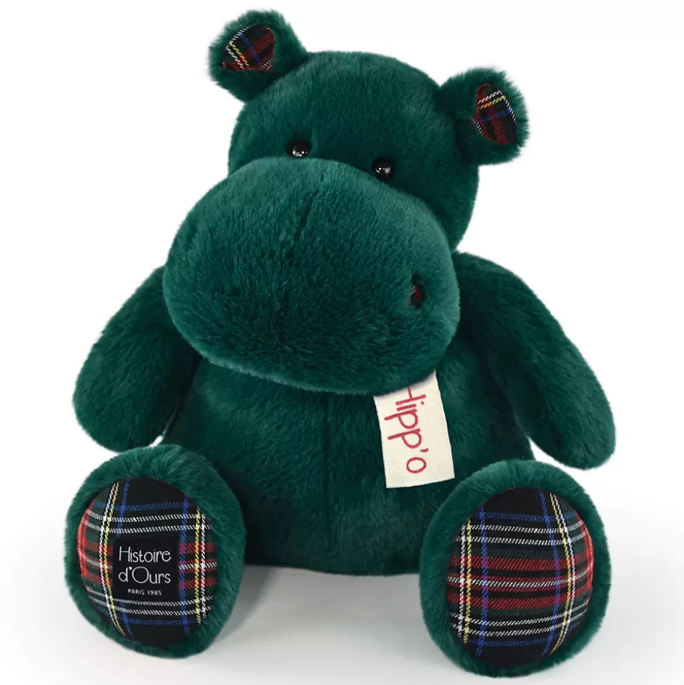 Histoire d'Ours Peluche>Hippo Vert Sapin
