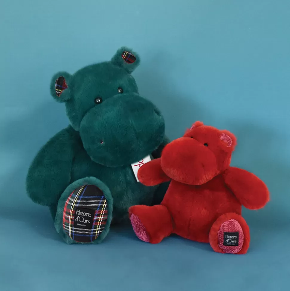 Histoire d'Ours Peluche>Hippo Vert Sapin
