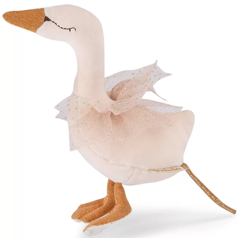 Moulin Roty Hochet>Hochet Cygne Crème - La Petite Ecole de Danse