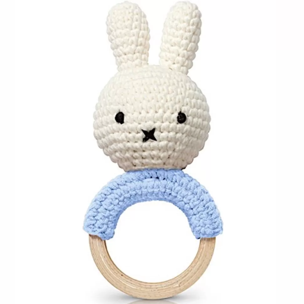 Just Dutch Hochet>Hochet Miffy - Bleu Pastel
