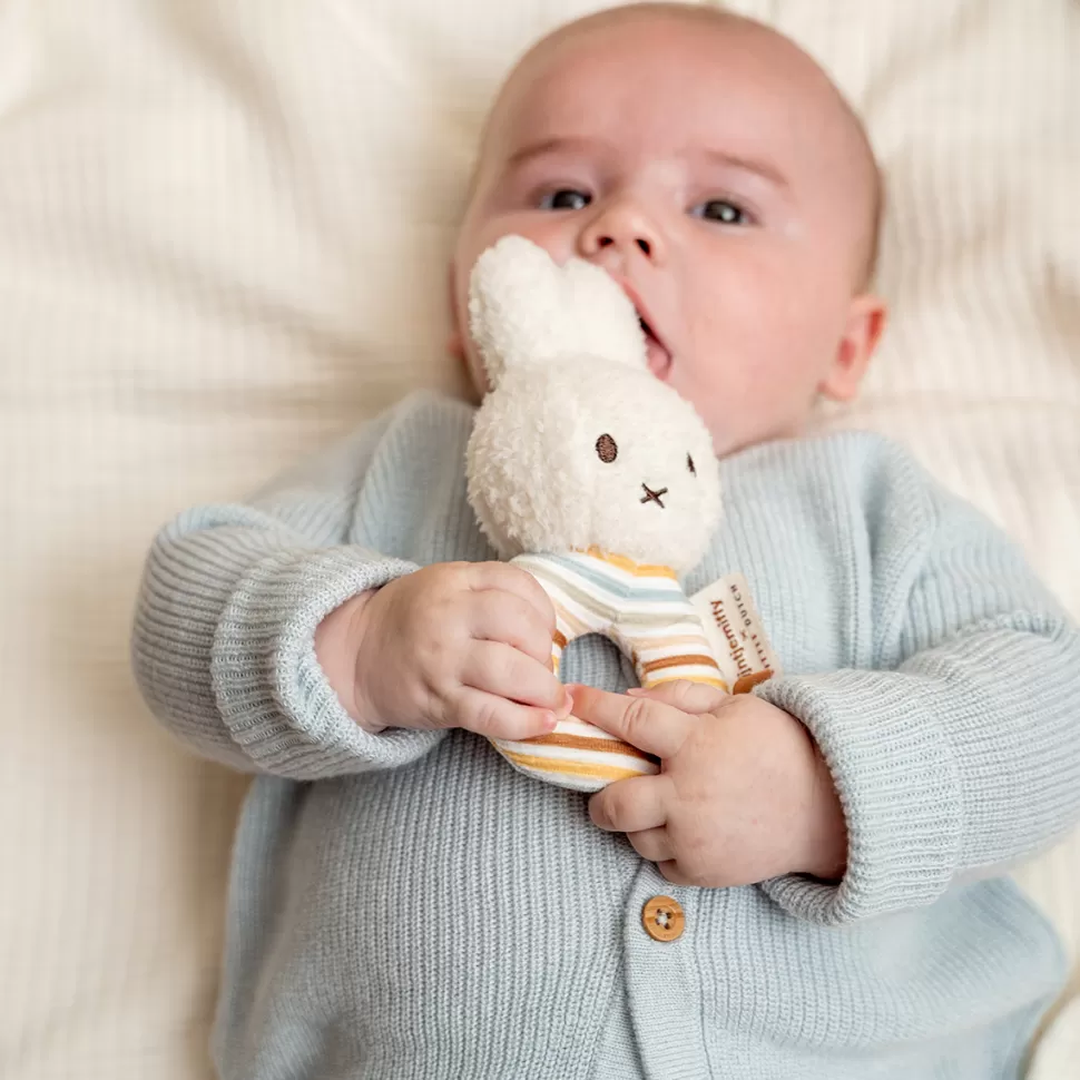 Just Dutch Hochet>Hochet Miffy Vintage - Sunny Stripes