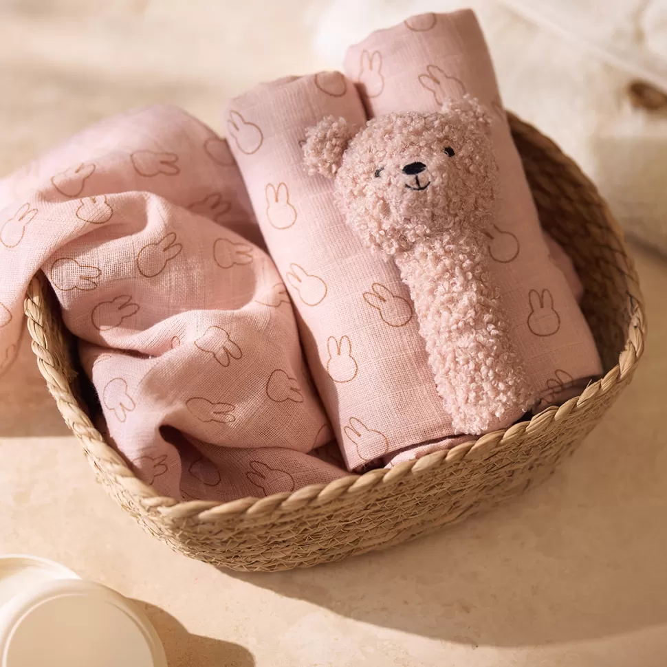 Jollein Hochet>Hochet Teddy Bear - Wild Rose
