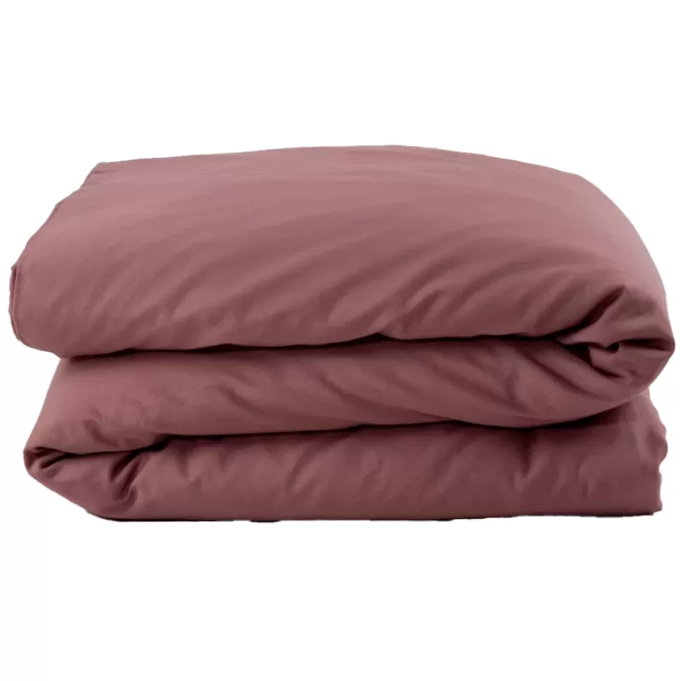Kadolis Literie Bébé>Housse de Couette Pur Coton Bio Bois de Rose - 140 x 200 cm