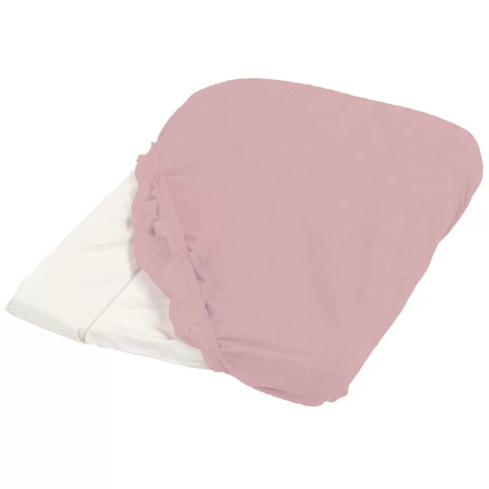 Candide Matelas Et Housse À Langer>Housse de Matelas à Langer Eponge - Vieux Rose