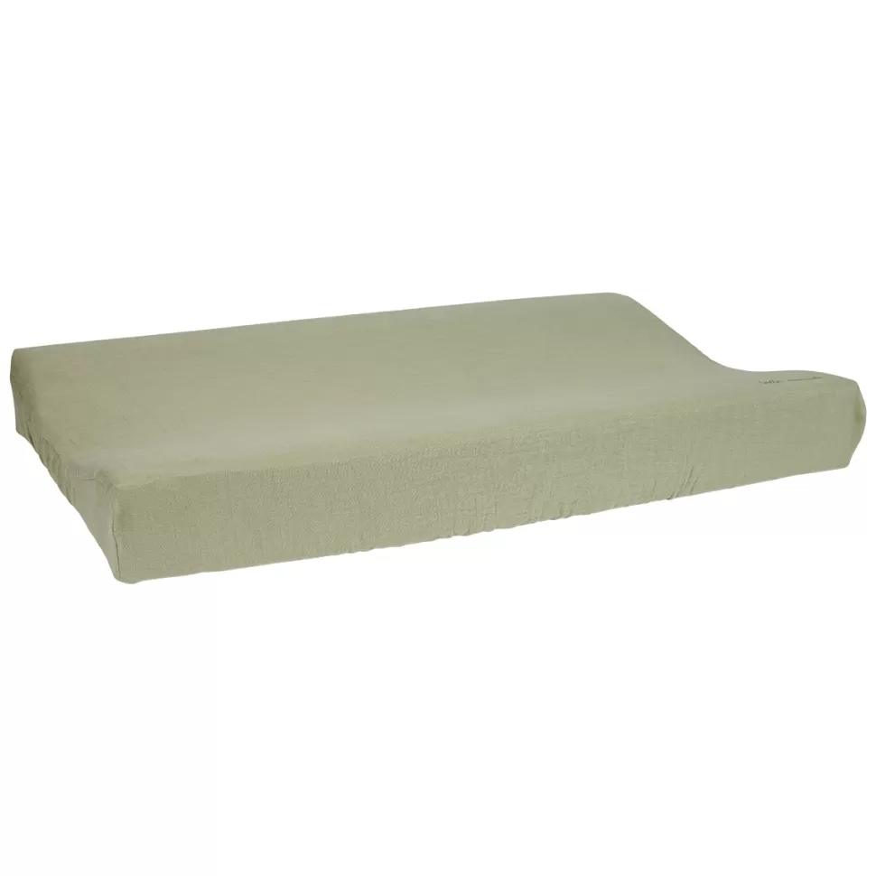 Little Dutch Matelas Et Housse À Langer>Housse de Matelas à Langer Little Farm - Olive