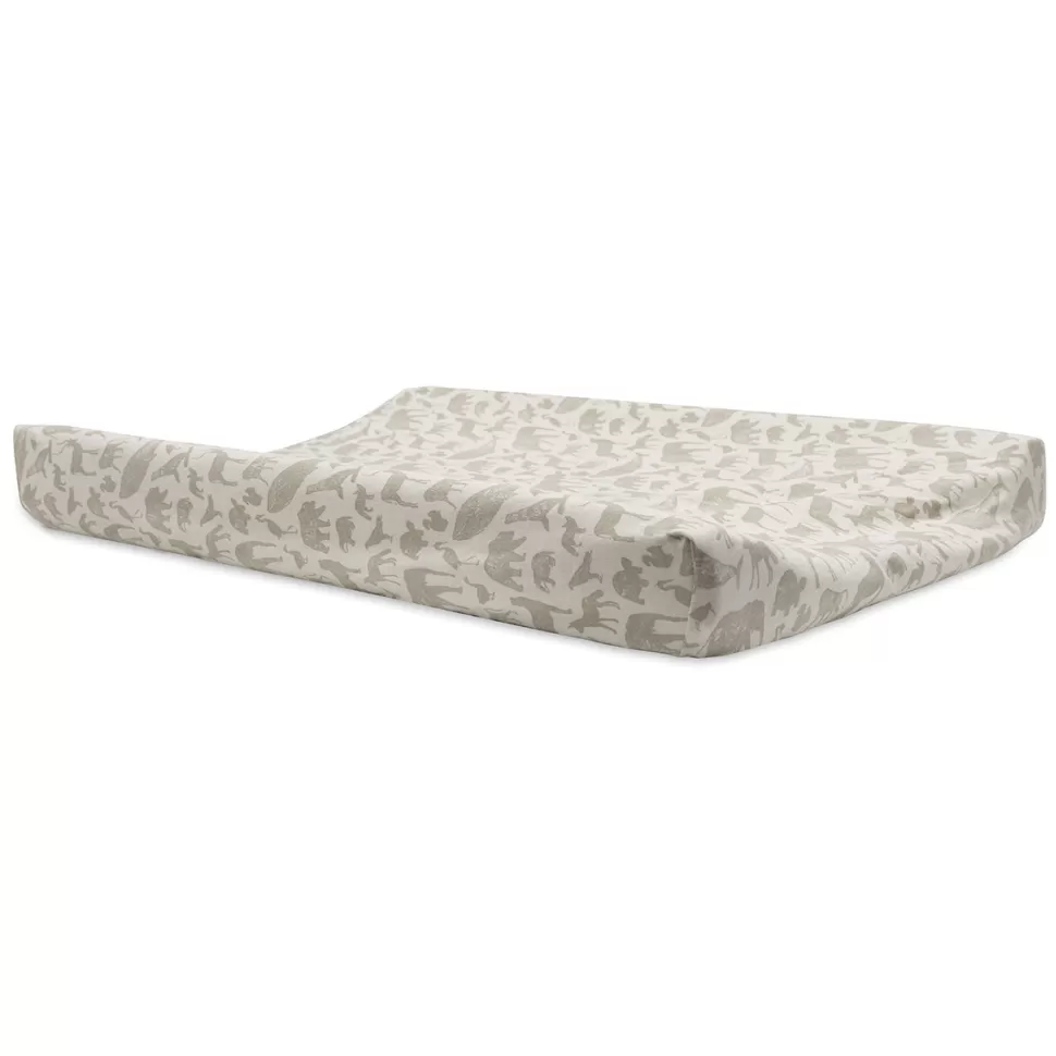 Jollein Matelas Et Housse À Langer>Housse Matelas à Langer - Animals Nougat