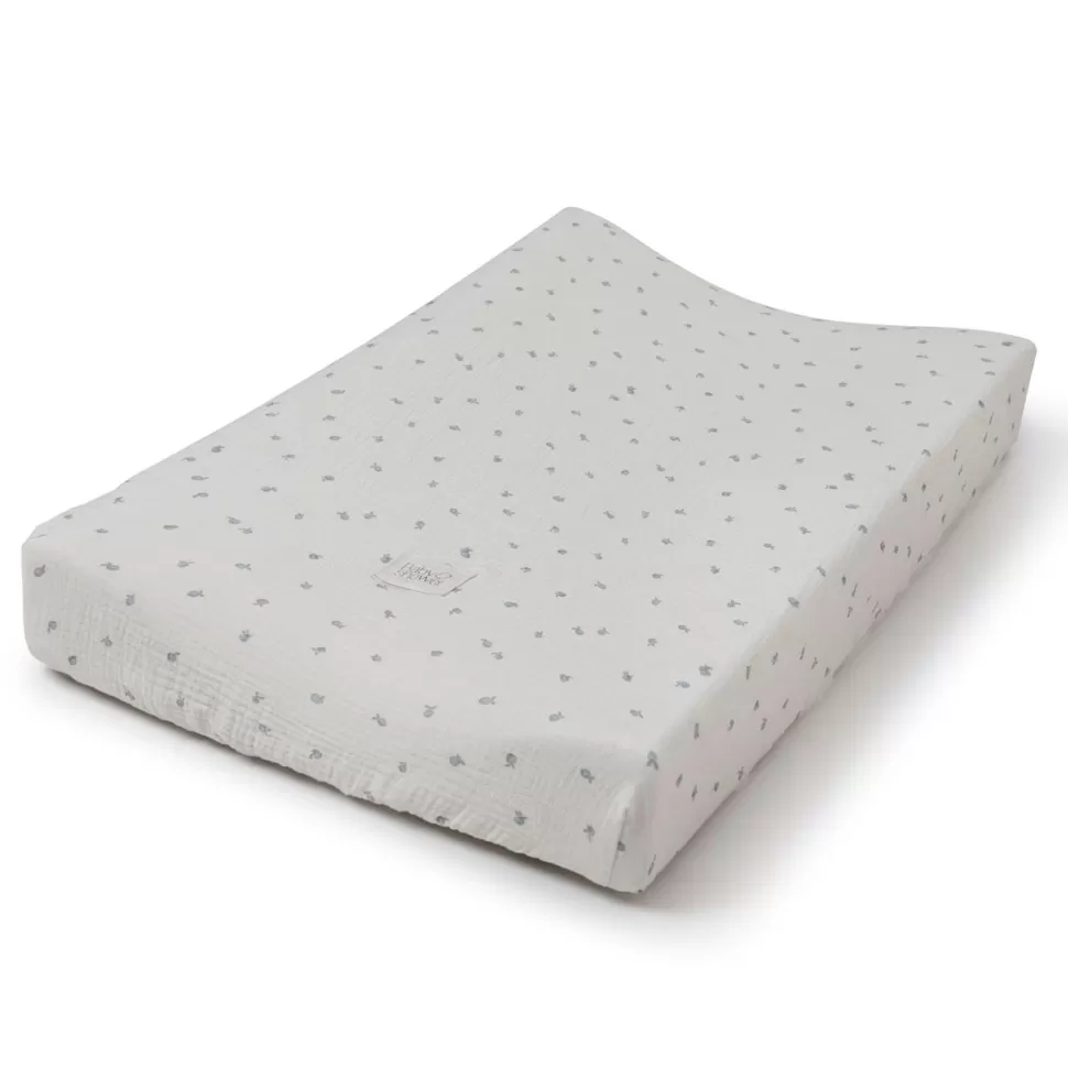 Babyshower Matelas Et Housse À Langer>Housse Matelas à Langer - Blue Apricot