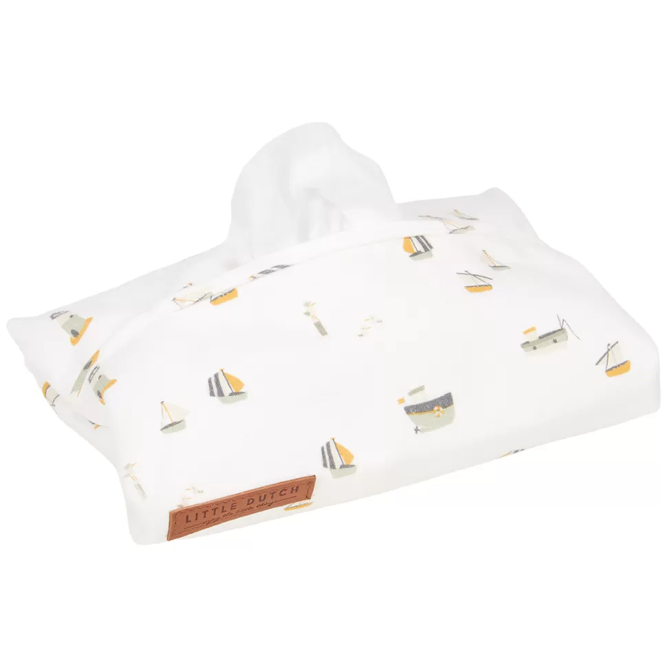 Little Dutch Hygiène & Soin>Housse pour Lingettes Sailors Bay - White