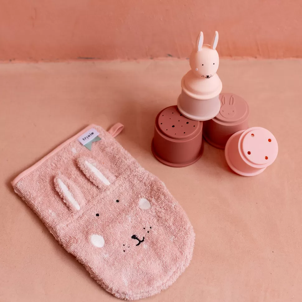 Trixie Baby Mes Premiers Jouets>Jouet de Bain à Empiler - Mrs. Rabbit