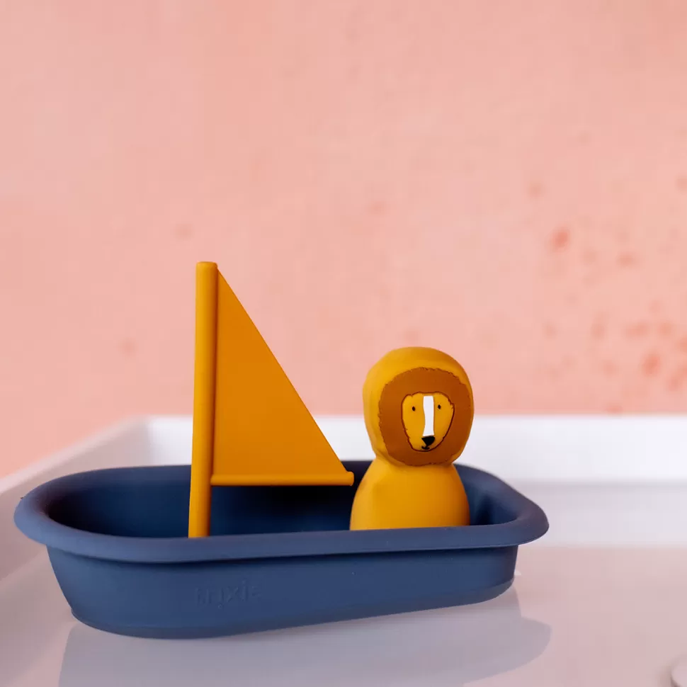 Trixie Baby Mes Premiers Jouets>Jouet de Bain Bateau - Mr. Lion