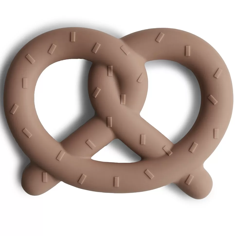 mushie Hygiène & Soin>Jouet de Dentition Bretzel - Naturel