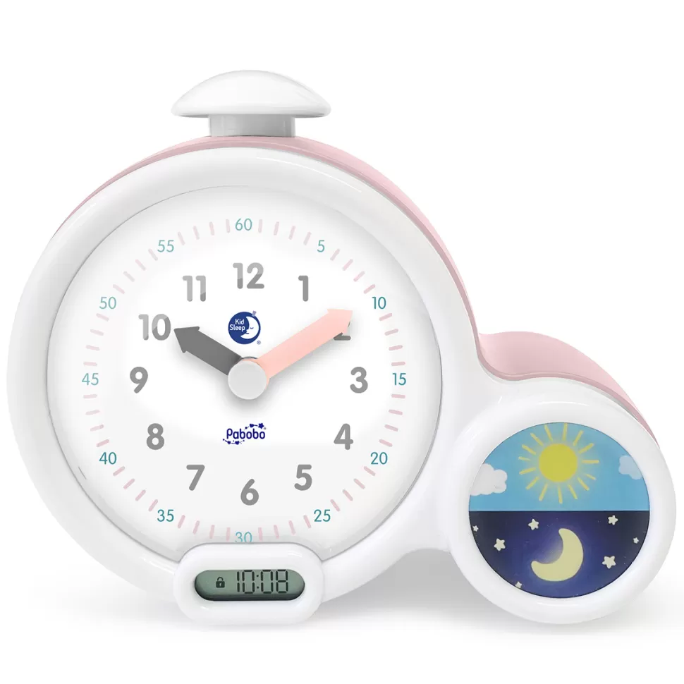 Pabobo Décoration>Kid'Sleep Clock Mon Premier Réveil - Rose