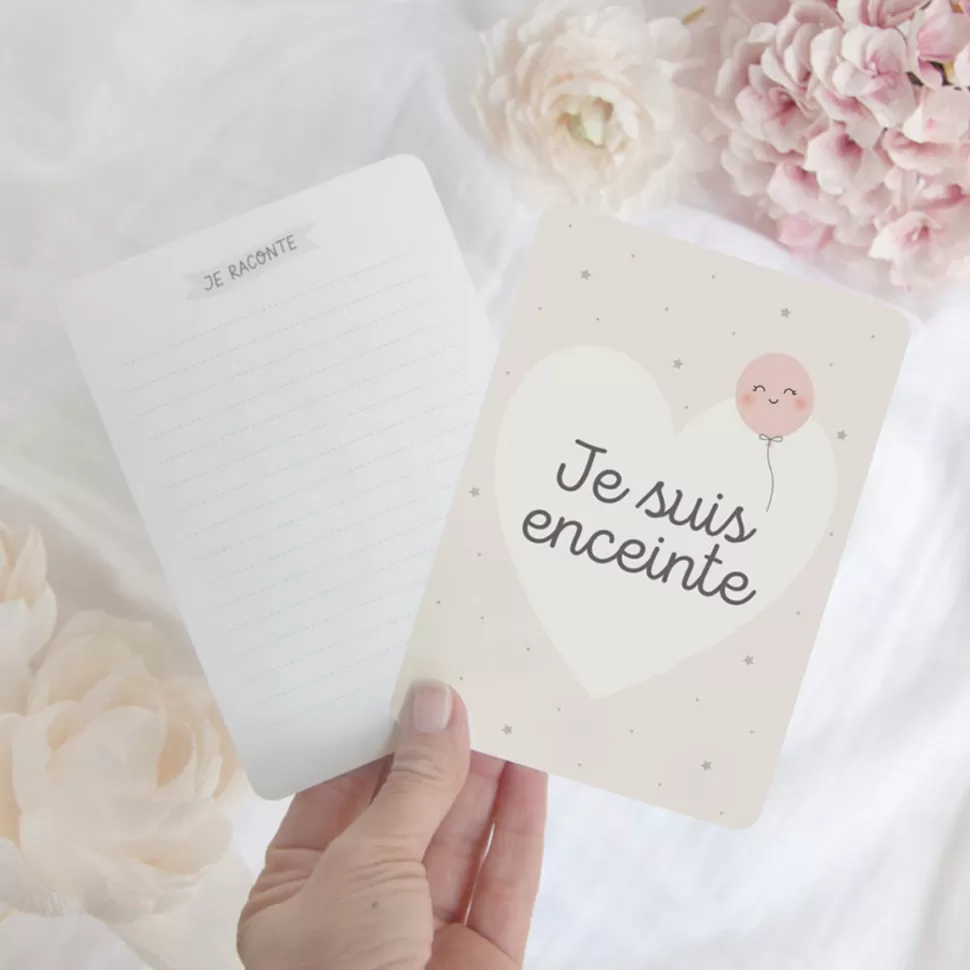 Zü Décoration>Kit Cartes Etapes Souvenirs de Grossesse