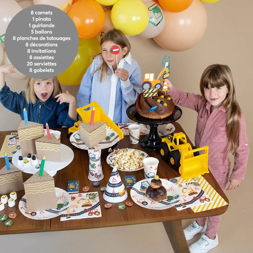 My Little Day Décoration>Kit d'Anniversaire Complet - Construction