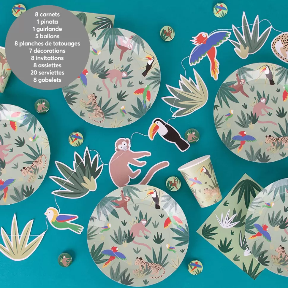 My Little Day Décoration>Kit d'Anniversaire Complet - Tropical