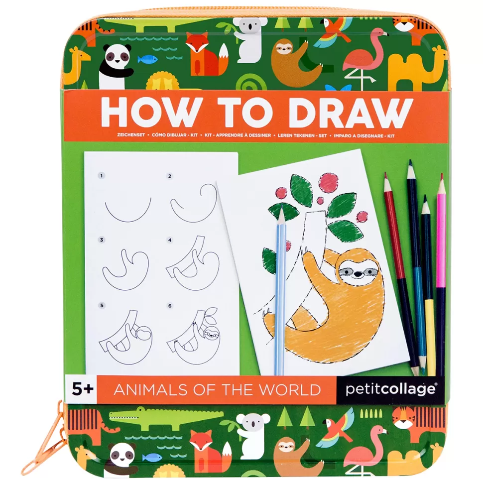 Petit Collage Loisirs Créatifs>Kit de Dessin et de Collage Animaux