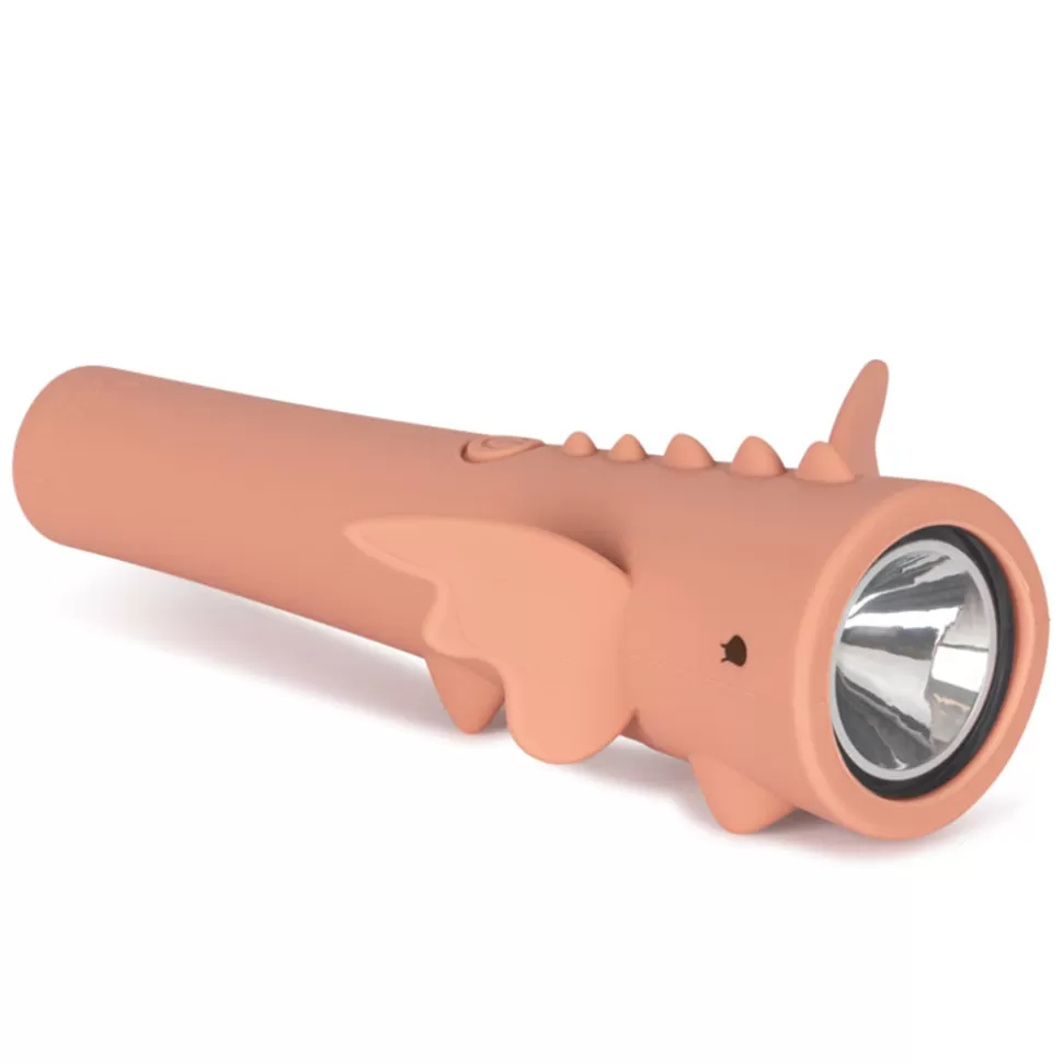 Konges Sløjd Mes Premiers Jouets>Lampe de Poche Dragon - Raspberry