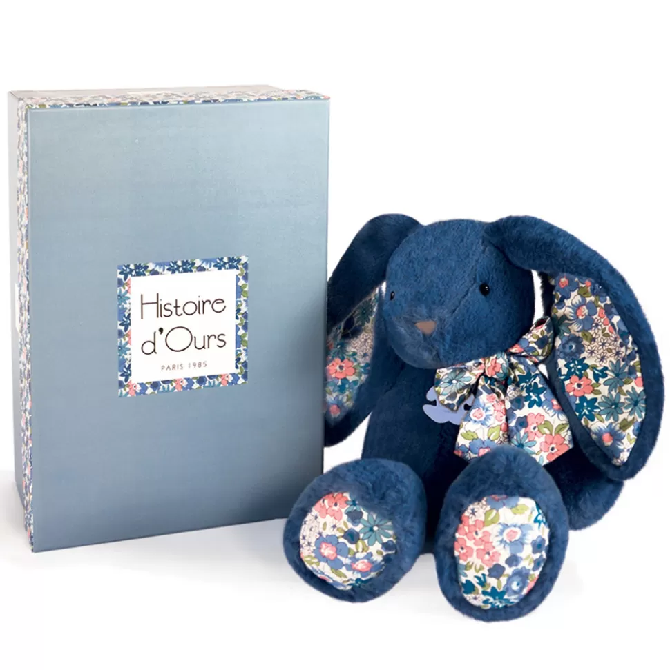 Histoire d'Ours Peluche>Lapin Bleu Petit - Copain Câlin