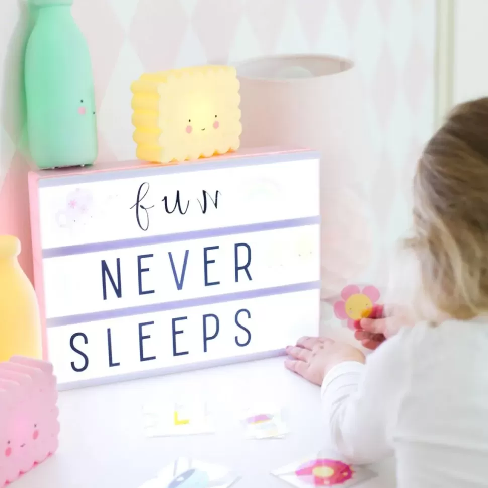 A Little Lovely Company Veilleuse & Luminaire>Lightbox - Rose