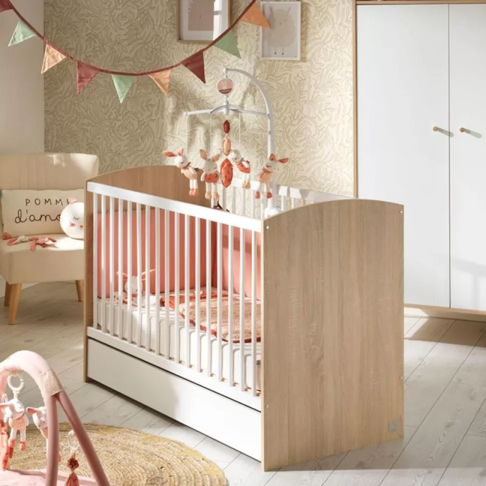 Sauthon Meuble Bébé>Lit Bébé Access Bois Blanc - 60 x 120 cm