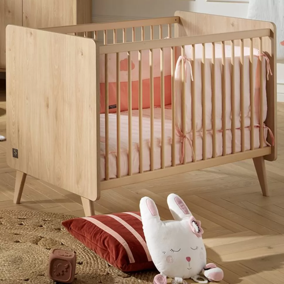 Sauthon Meuble Bébé>Lit Bébé Arty Naturel - 60 x 120 cm