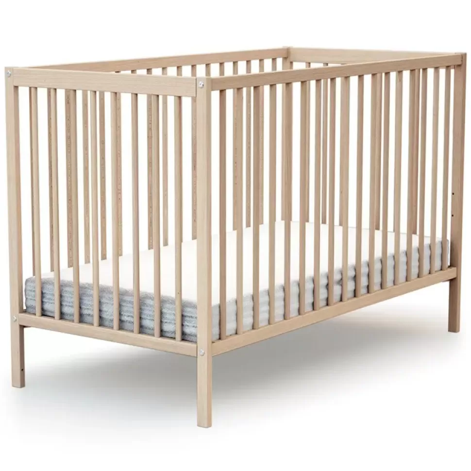 AT4 Meuble Bébé>Lit Bébé Essentiel Hêtre Brut - 70 x 140 cm