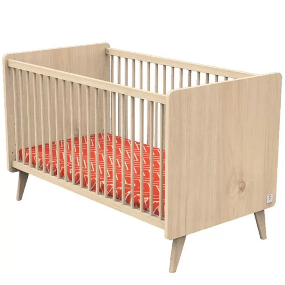 Sauthon Meuble Bébé>Lit Bébé Evolutif Arty Naturel - 70 x 140 cm