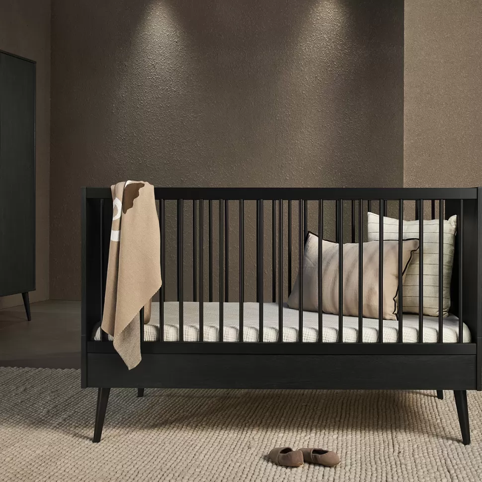 Quax Meuble Bébé>Lit Bébé Evolutif Cocoon Eboni - 70 x 140 cm