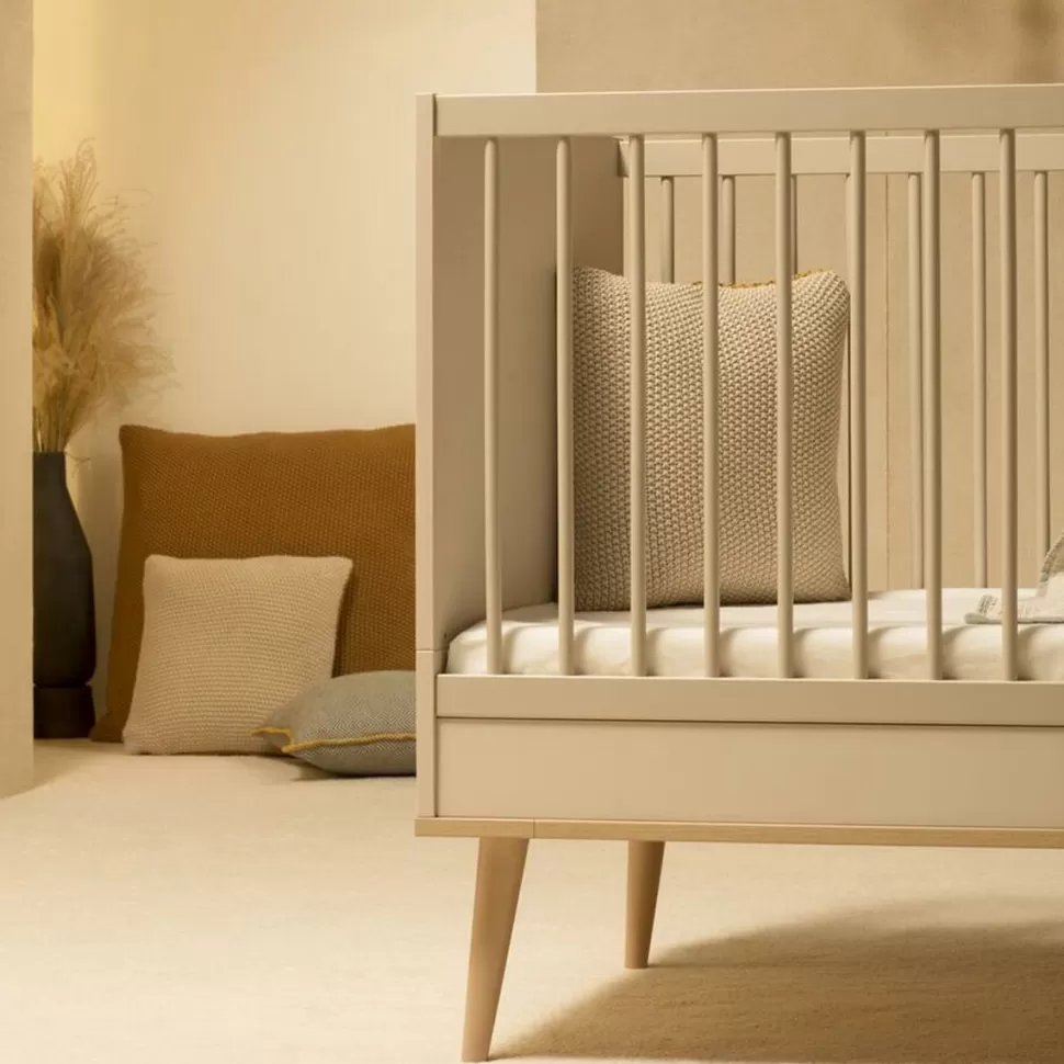 Quax Meuble Bébé>Lit Bébé Evolutif Flow Argile - 70 x 140 cm