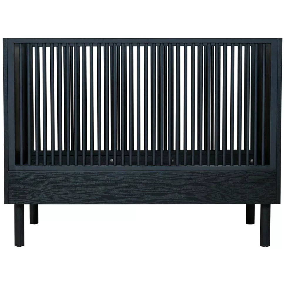 Quax Meuble Bébé>Lit Bébé Evolutif Hai No Ki Black Ash - 60 x120 cm
