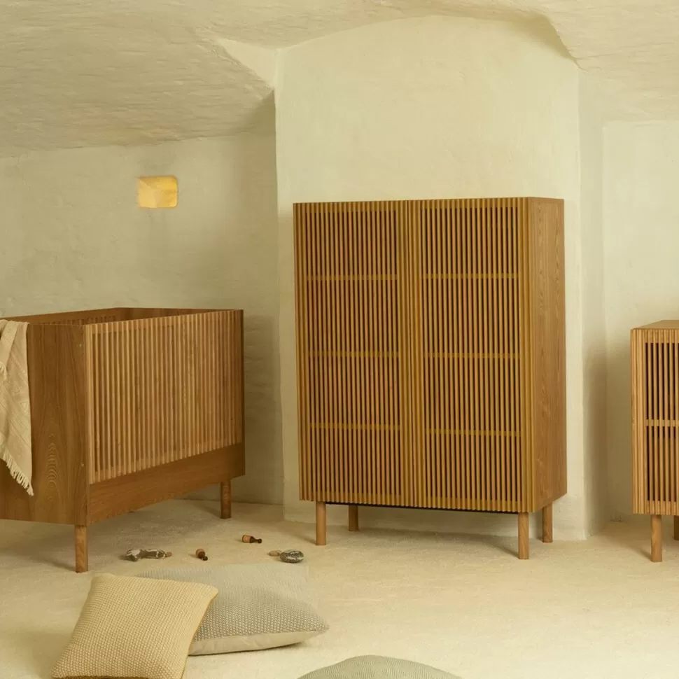 Quax Meuble Bébé>Lit Bébé Evolutif Hai No Ki Naturel - 70 x 140 cm