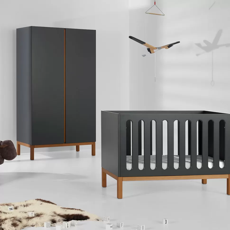 Quax Meuble Bébé>Lit Bébé Evolutif Indigo Moonshadow - 140 x 70 cm