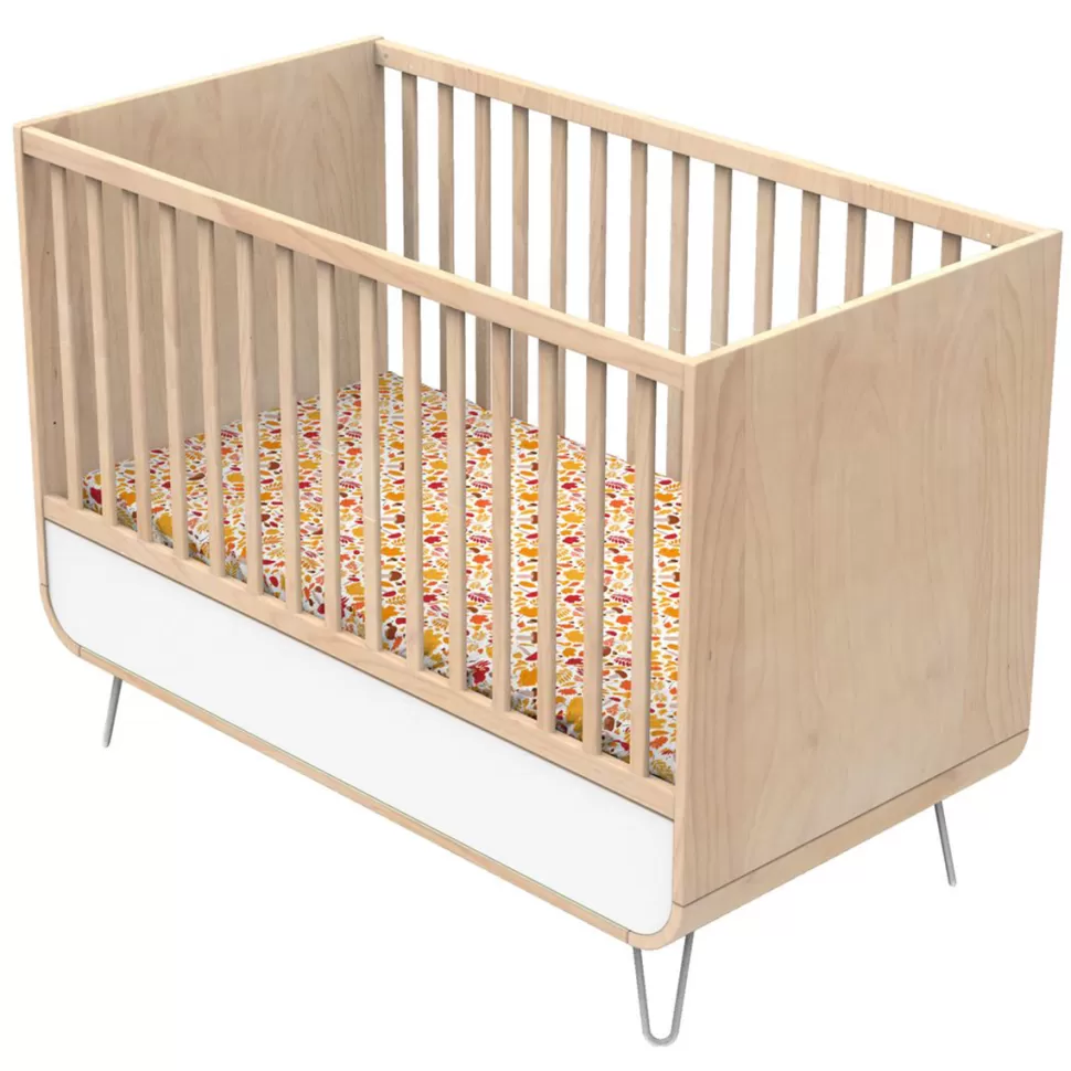 Sauthon Original Meuble Bébé>Lit Bébé Evolutif Little Big Bed Bambin Bois et Blanc - 70 x 140 cm