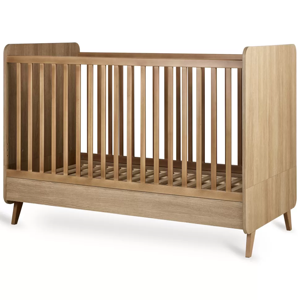 Quax Meuble Bébé>Lit Bébé Evolutif Loft Honey Ash - 70 x 140 cm