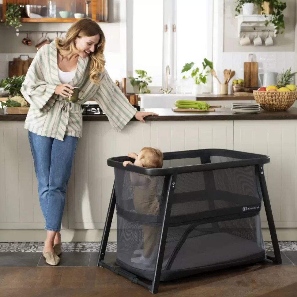 Kinderkraft Meuble Bébé>Lit Bébé Evolutif Sofi plus - Gris