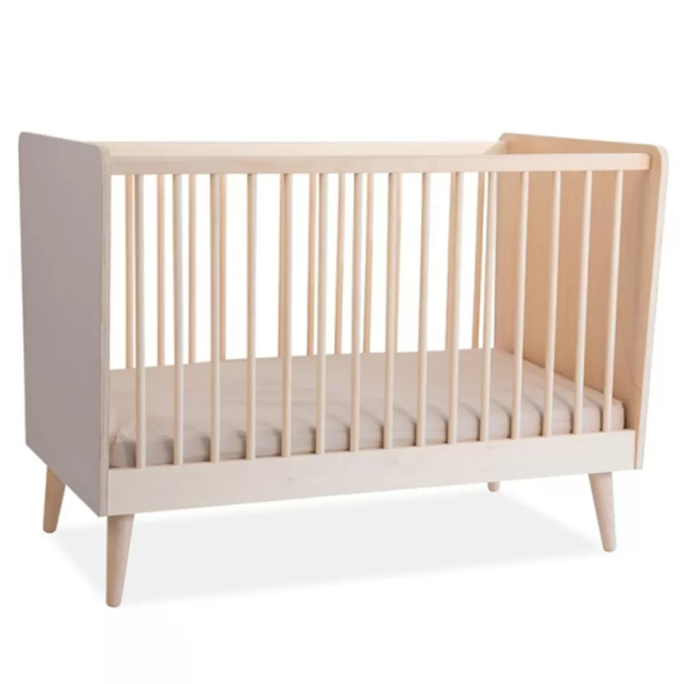 Moulin Roty Meuble Bébé>Lit Bébé Evolutif Taupe - 60 x 120 cm