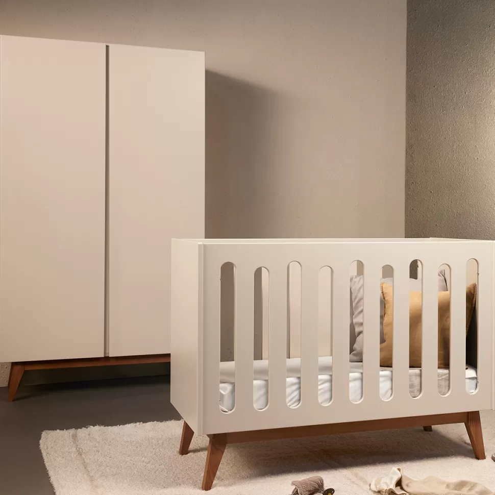 Quax Meuble Bébé>Lit Bébé Evolutif Trendy Argile - 60 x 120 cm