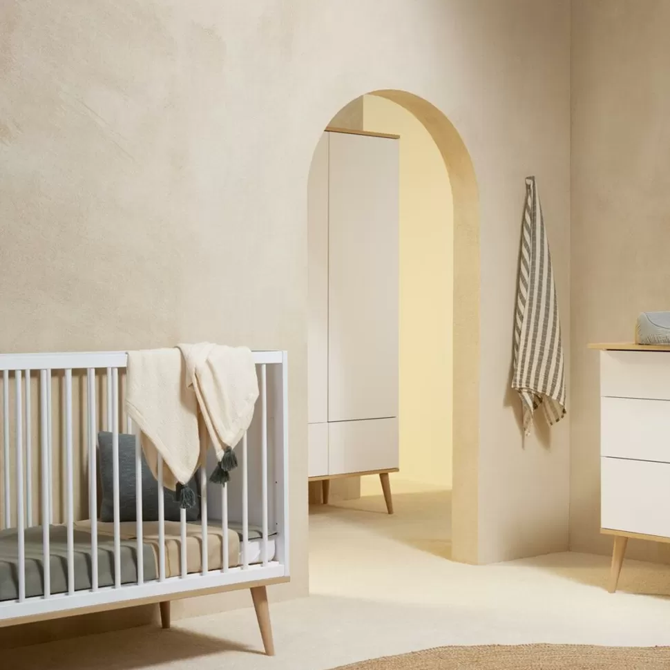 Quax Meuble Bébé>Lit Bébé Flow White - 60 x120 cm