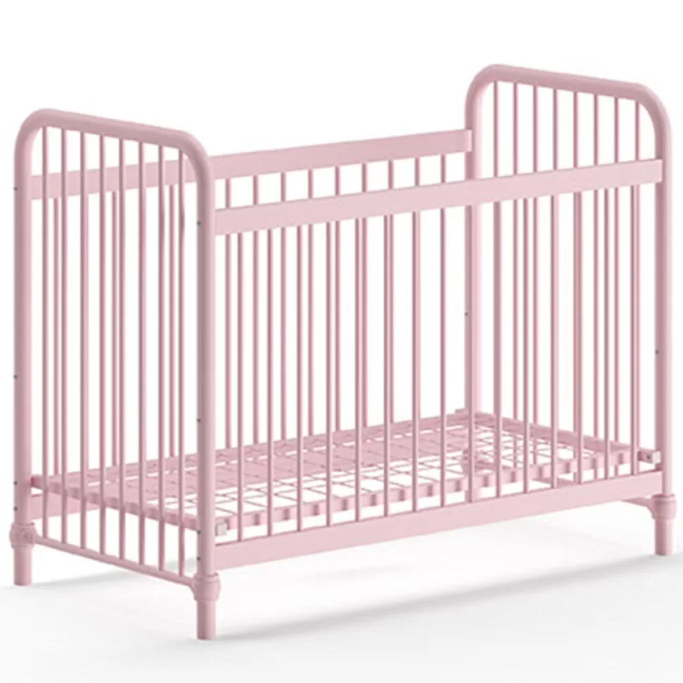 JAXX Meuble Bébé>Lit Bébé Réglable Bronxx Misty Pink Mat - 60 x 120 cm